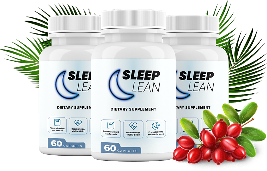 Sleep Lean supplement bottle for night-time weight management